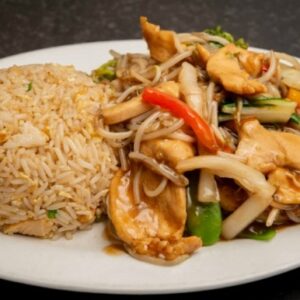 MENÚ POLLO SALTADO CON VERDURAS