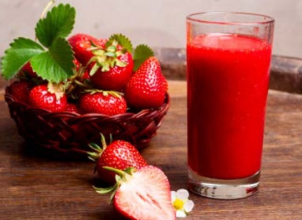 Jugo de fresa de 500 ml